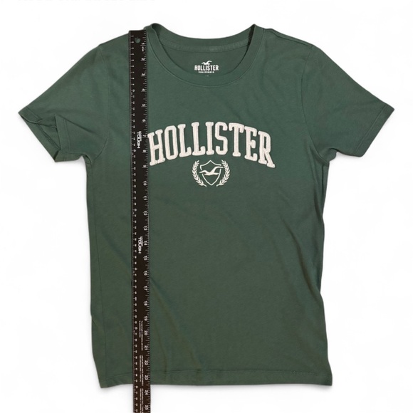 Hollister Green Crew Neck Tee - Picture 4 of 6